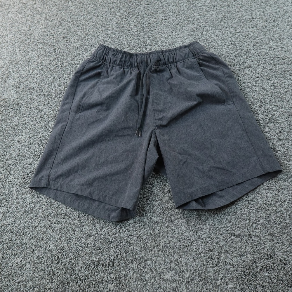 Eddie Bauer Shorts Mens S Gray Drawstring Elastic Waist Performance Outdoor Hike